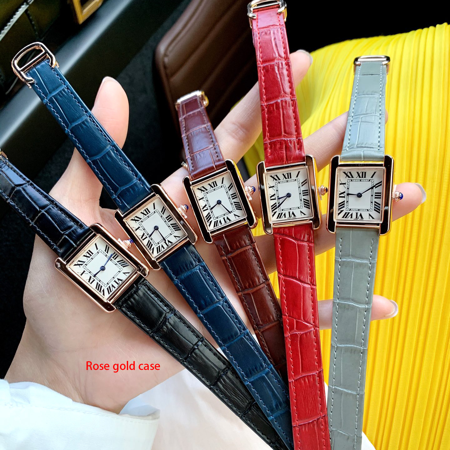 luxury women watches quartz movement leather strap dress watch men wristwatch splash waterproof lover clock design rose gold case original clasp Montre De Luxe, Silver gray
luxury women watches quartz movement leather strap dress watch men wristwatch splash waterproof lover clock design rose gold case original clasp Montre De Luxe, Silver gray