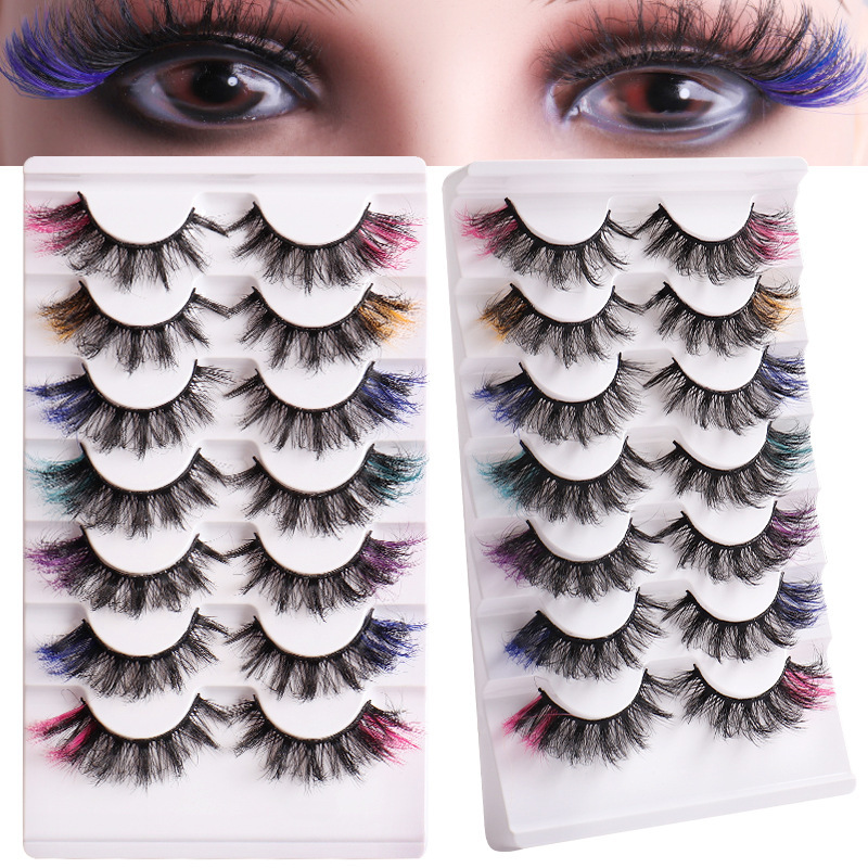 7 Pairs 3D Mink Colored False Eyelashes Dramatic Eyelash Extension Natural Fluffy Lashes Makeup Eyelash Extension Fake Eyelashes
7 Pairs 3D Mink Colored False Eyelashes Dramatic Eyelash Extension Natural Fluffy Lashes Makeup Eyelash Extension Fake Eyelashes