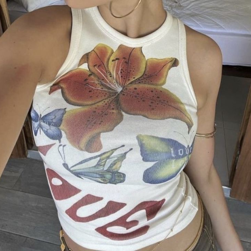 Camisoles Tanks Hikigawa Chic European American Sexy Gothic Style Summer Casual Vest Print Sleeveless All Match Slim Crop Top Mujer 230508, White
Camisoles Tanks Hikigawa Chic European American Sexy Gothic Style Summer Casual Vest Print Sleeveless All Match Slim Crop Top Mujer 230508, White
