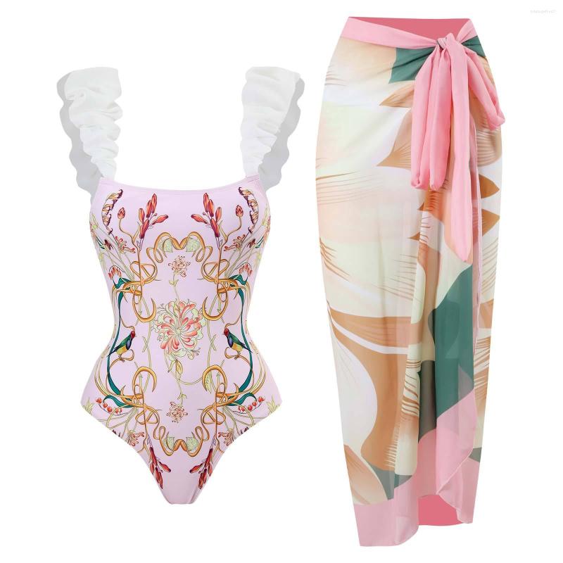Women's Swimwear MUOLUX 2023 Vintage Sexy Push Up Women's One Piece Swimsuits Dress Ruffle Print Bodysuit Cover Bathing Suits Skirt
Women's Swimwear MUOLUX 2023 Vintage Sexy Push Up Women's One Piece Swimsuits Dress Ruffle Print Bodysuit Cover Bathing Suits Skirt
