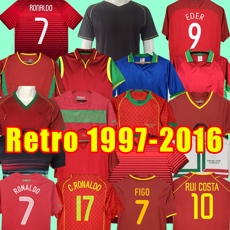 Portugal Retro Soccer Jerseys Rui Costa Figo Ronaldo Nani CARVALHO Football Shirts classic Portugal Uniforms 00 02 15 16 97 98 1999 2002 2004 2006 2010 2012 2014 04 06
Portugal Retro Soccer Jerseys Rui Costa Figo Ronaldo Nani CARVALHO Football Shirts classic Portugal Uniforms 00 02 15 16 97 98 1999 2002 2004 2006 2010 2012 2014 04 06