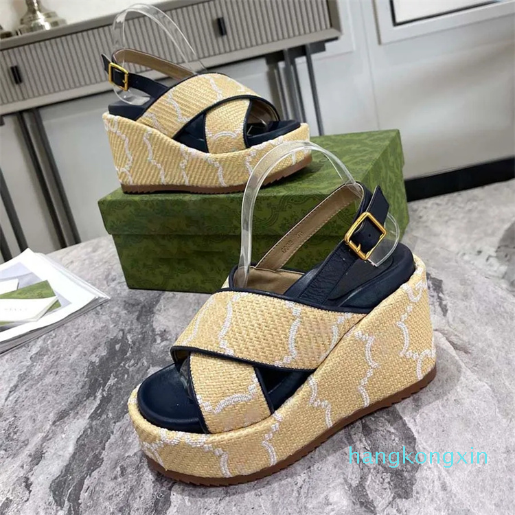 European and American fashion sandals for womens in summer style with high heels and thick soles for Roman sandal for women wearing slippers on the outside, #4
European and American fashion sandals for womens in summer style with high heels and thick soles for Roman sandal for women wearing slippers on the outside, #4