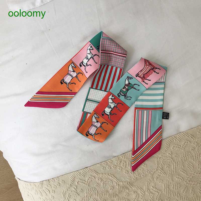 Hemres Designer Cravat Wind Horse Cloak Imitation Silk Ribbon Binding Bag Small Scarf Decoration with t Strip Girl 22XW
Hemres Designer Cravat Wind Horse Cloak Imitation Silk Ribbon Binding Bag Small Scarf Decoration with t Strip Girl 22XW