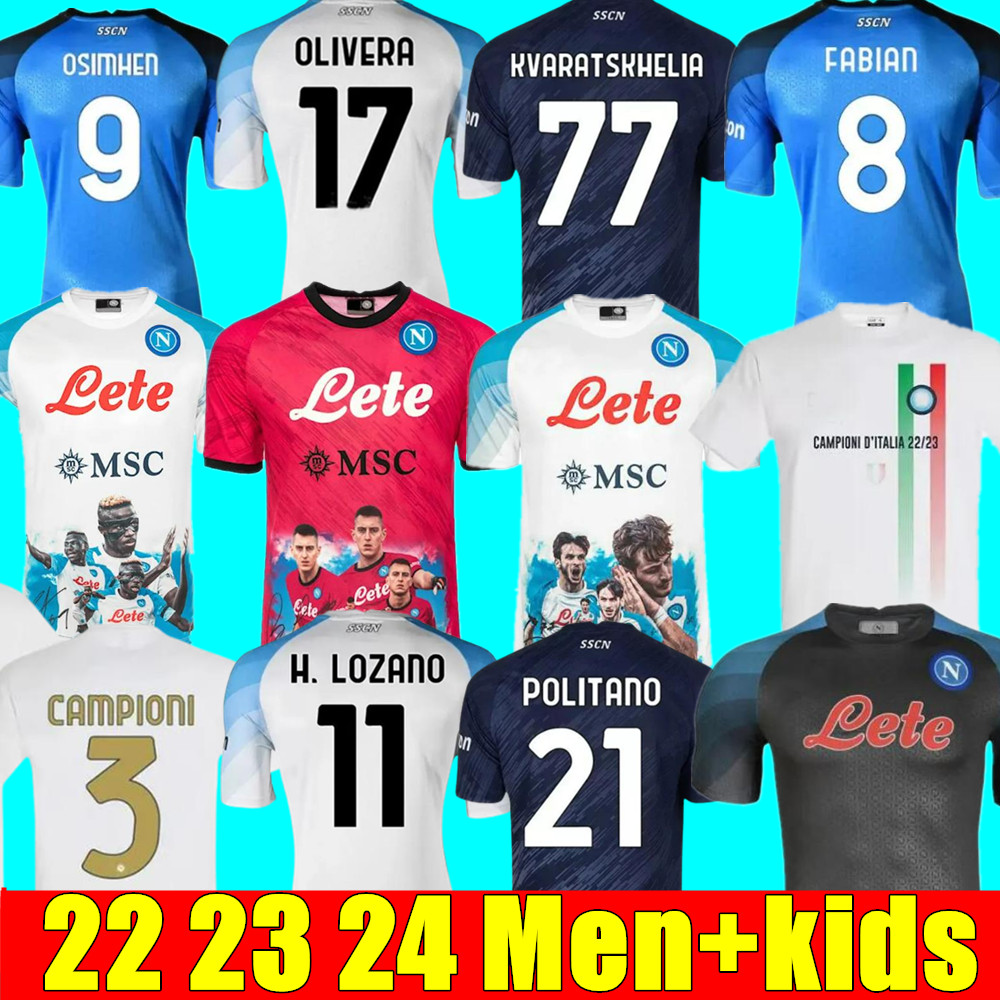 22 23 Napoli soccer jerseys MEN KIT KIDS SETS Maglia Naples 2022 2023 KVARATSKHELIA ZIELINSKI MARADONA MIN JAE football shirt T OSIMHEN LOZANO SSC Halloween Uniforms, Away+champion patch
22 23 Napoli soccer jerseys MEN KIT KIDS SETS Maglia Naples 2022 2023 KVARATSKHELIA ZIELINSKI MARADONA MIN JAE football shirt T OSIMHEN LOZANO SSC Halloween Uniforms, Away+champion patch