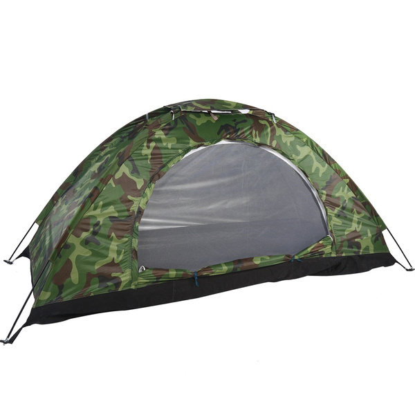 1-3 Person Outdoor Camping Waterproof 4 Season Family Tent Camouflage Hiking