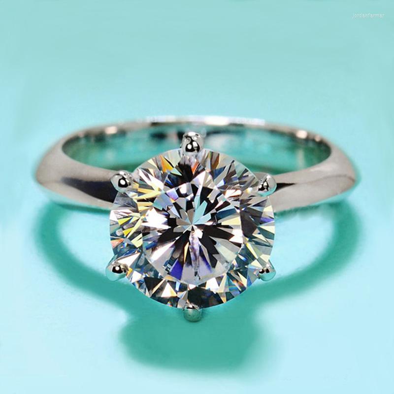 Cluster Rings IOGOU 0.5-3ct D Color Certificated Moissanite Engagement Ring For Women Silver 925 Promise Wedding Solitaire Jewelry Gift
Cluster Rings IOGOU 0.5-3ct D Color Certificated Moissanite Engagement Ring For Women Silver 925 Promise Wedding Solitaire Jewelry Gift