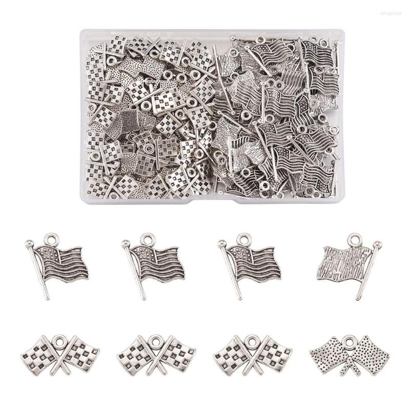 Charms 120Pcs Tibetan Style Zinc Alloy American Flag Pendants Metal For Bracelet Necklace DIY Craft Jewelry Making
Charms 120Pcs Tibetan Style Zinc Alloy American Flag Pendants Metal For Bracelet Necklace DIY Craft Jewelry Making
