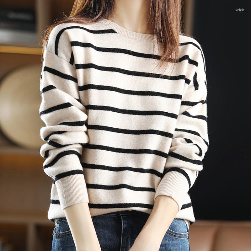 Women's Sweaters 2023 Autumn Winter Long Sleeve Top Striped Pullover Women Sweater Knitted O-Neck Korean Style Pull Femme Jumpers Female, Photo color
Women's Sweaters 2023 Autumn Winter Long Sleeve Top Striped Pullover Women Sweater Knitted O-Neck Korean Style Pull Femme Jumpers Female, Photo color