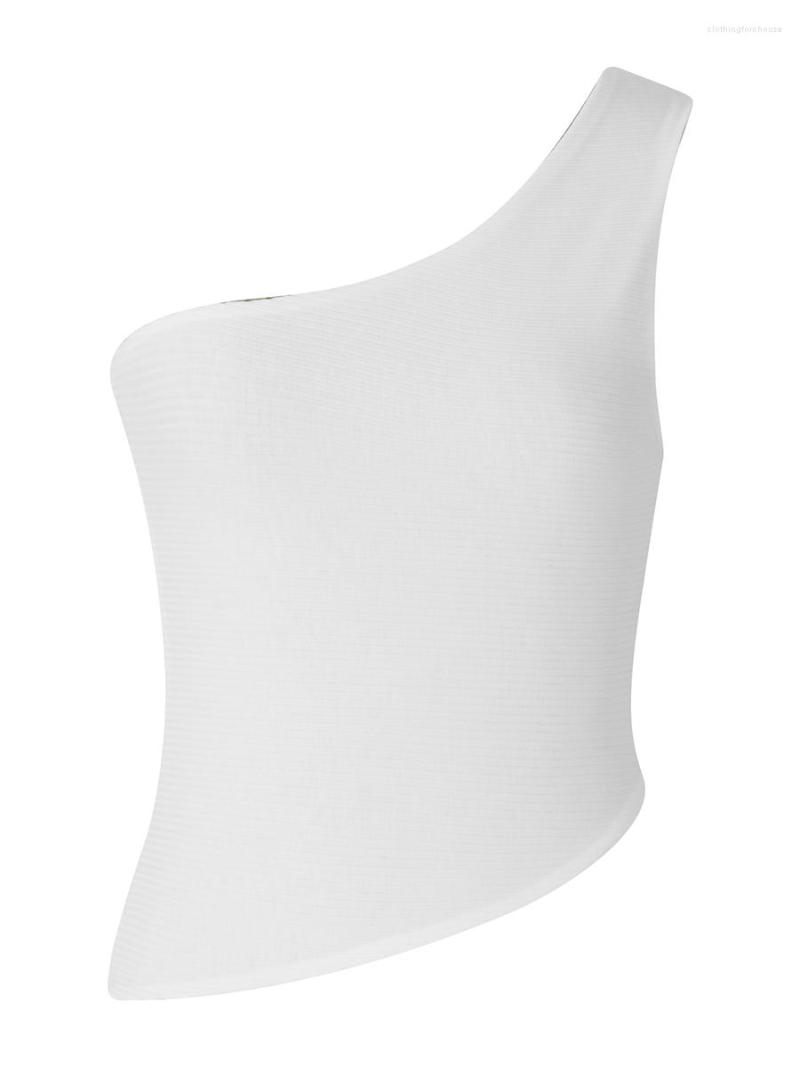 Women's Tanks Women One Shoulder Vest Tank Tops Casual Reversible Backless Slim Fit Irregular Hem Going Out Camisole, Green white
Women's Tanks Women One Shoulder Vest Tank Tops Casual Reversible Backless Slim Fit Irregular Hem Going Out Camisole, Green white