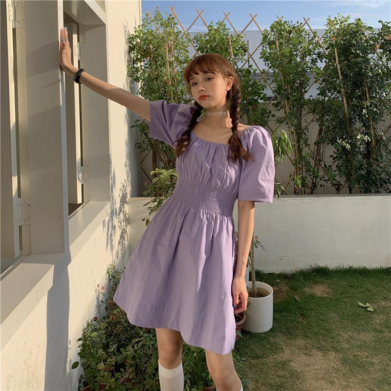 Casual Dresses For Women Dress Square Collar Puff Sleeve Summer Vestido De Mujer Femme Robe, Purple
Casual Dresses For Women Dress Square Collar Puff Sleeve Summer Vestido De Mujer Femme Robe, Purple