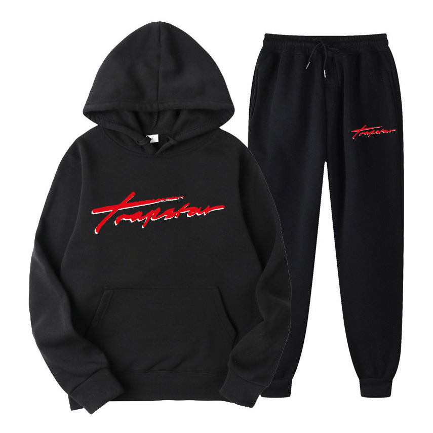 Men's Tracksuit Trend Hooded 2 Pieces Set Hoodie Sweatshirt Sweatpants Sportwear Jogging Outfit Trapstar Logo Set
Men's Tracksuit Trend Hooded 2 Pieces Set Hoodie Sweatshirt Sweatpants Sportwear Jogging Outfit Trapstar Logo Set