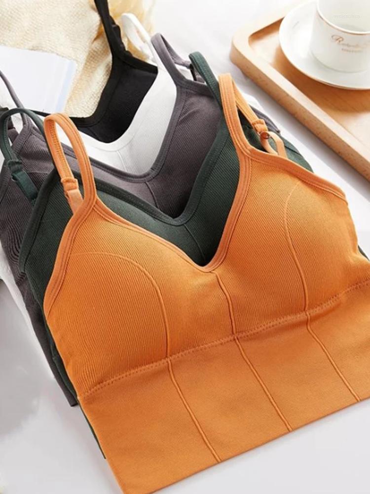 Yoga Outfit Top Women Tube Seamless Sports Bra For Girls Women's Underwear Sexy Lingerie Push-up Bras, Yellow
Yoga Outfit Top Women Tube Seamless Sports Bra For Girls Women's Underwear Sexy Lingerie Push-up Bras, Yellow