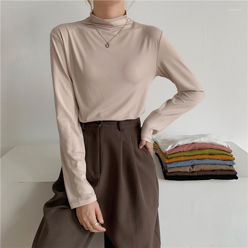 Women's Sweaters 9Colors Solid Color T Shirt Base Sweater Women High Quality Half Collar Soft Slim Pullover Korean Fashion Female Basic Tops, Black
Women's Sweaters 9Colors Solid Color T Shirt Base Sweater Women High Quality Half Collar Soft Slim Pullover Korean Fashion Female Basic Tops, Black