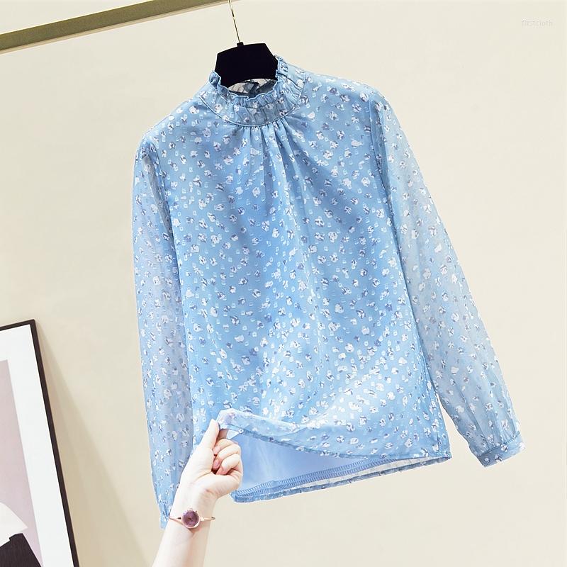 Women' Blouses 2023 Spring French Style Elegant Long Sleeved Blouse Fashion Clothing Female Drop Blusas Mujer Tops For Women 2695, Blue
Women' Blouses 2023 Spring French Style Elegant Long Sleeved Blouse Fashion Clothing Female Drop Blusas Mujer Tops For Women 2695, Blue