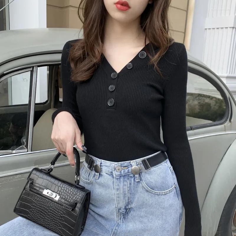 Women' T Shirts Chic Long Sleeve T-Shirt Slim V-Neck Knitting Yellow Women' Beautiful Blouse Casual Spring Autumn Korean Fashion Women, Black
Women' T Shirts Chic Long Sleeve T-Shirt Slim V-Neck Knitting Yellow Women' Beautiful Blouse Casual Spring Autumn Korean Fashion Women, Black