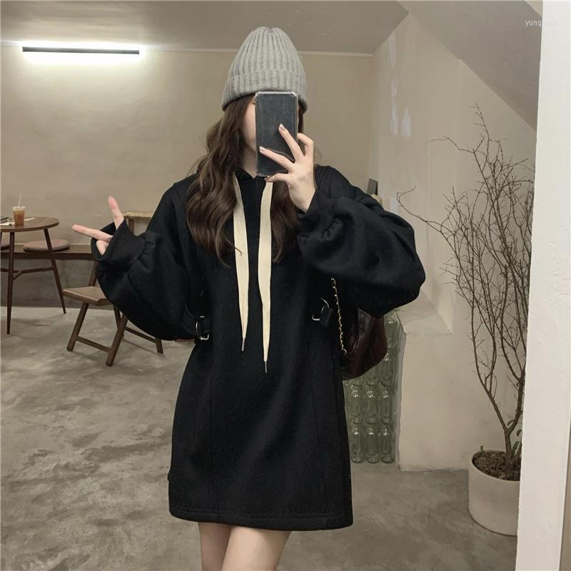 Women's Hoodies Korean Version Women Hoodie Mid-length Harajuku Loose Oversized Warm Sashes Spring Sweatshirts Long Sleeve Hooded Girl Tops, Black
Women's Hoodies Korean Version Women Hoodie Mid-length Harajuku Loose Oversized Warm Sashes Spring Sweatshirts Long Sleeve Hooded Girl Tops, Black