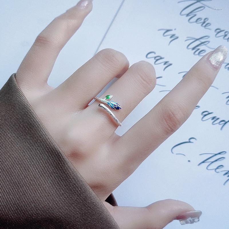 Cluster Rings Fresh Blue Leaves Branch Retro Adjustable Silver Color For Women Simple Minimalist Delicate Jewelry Wholesale
Cluster Rings Fresh Blue Leaves Branch Retro Adjustable Silver Color For Women Simple Minimalist Delicate Jewelry Wholesale