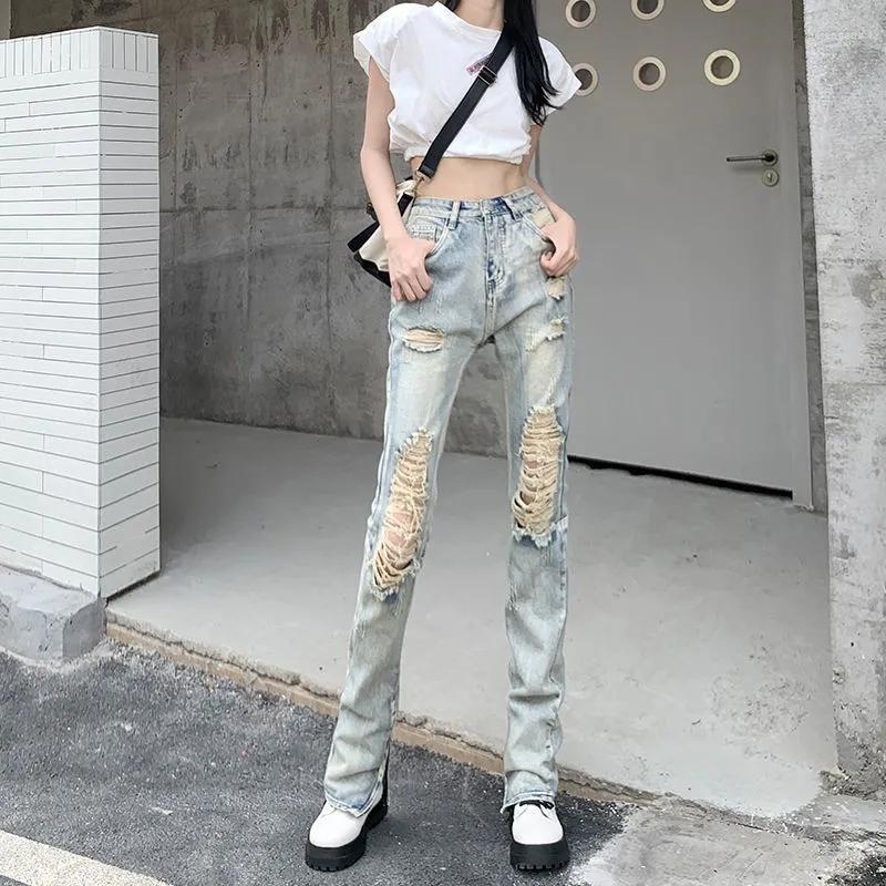 Women' Jeans Fashion Girls Korean Style Women High Waist Holes Do Old Denim Pants Casual Trousers Blue Plus Size -5XL, Light blue
Women' Jeans Fashion Girls Korean Style Women High Waist Holes Do Old Denim Pants Casual Trousers Blue Plus Size -5XL, Light blue