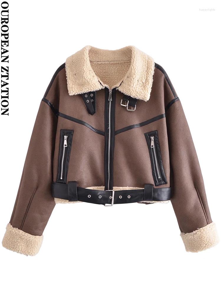 Women's Jackets Women 2023 Chic Fashion Thick Warm Faux Shearling Jacket Coat Vintage Long Sleeve Belt Hem Female Outerwear Tops, Multi
Women's Jackets Women 2023 Chic Fashion Thick Warm Faux Shearling Jacket Coat Vintage Long Sleeve Belt Hem Female Outerwear Tops, Multi