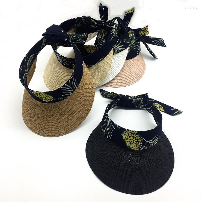 Wide Brim Hats Girls Women Summer White Straw Visor Cap Hat Natural Pink Sun Protective Beach Elastic Band Floral Printed
Wide Brim Hats Girls Women Summer White Straw Visor Cap Hat Natural Pink Sun Protective Beach Elastic Band Floral Printed