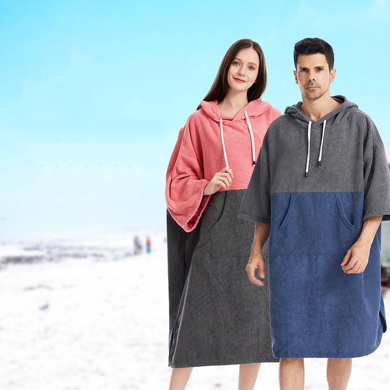 Beach Accessories Sun Protection Bathrobe Bath Towel Large Hooded Changing Robe Quick Dry Microfiber ling For Men And Women 230509
Beach Accessories Sun Protection Bathrobe Bath Towel Large Hooded Changing Robe Quick Dry Microfiber ling For Men And Women 230509