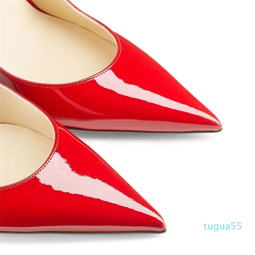 Women Pumps Sandals Trendy 100 mm Pointed Toe Slingback Crystal Ankle Strap Embellished Red Patent Leather, #1
Women Pumps Sandals Trendy 100 mm Pointed Toe Slingback Crystal Ankle Strap Embellished Red Patent Leather, #1