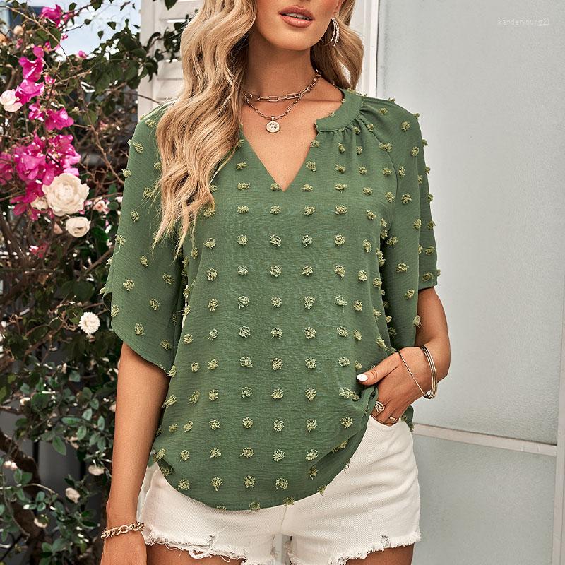 Women' Blouses Elegant Loose For Women Fashion 2023 Summer Solid Women' V-Neck Oversized Shirts And Chic Youth Female Tops, Qu022-1
Women' Blouses Elegant Loose For Women Fashion 2023 Summer Solid Women' V-Neck Oversized Shirts And Chic Youth Female Tops, Qu022-1