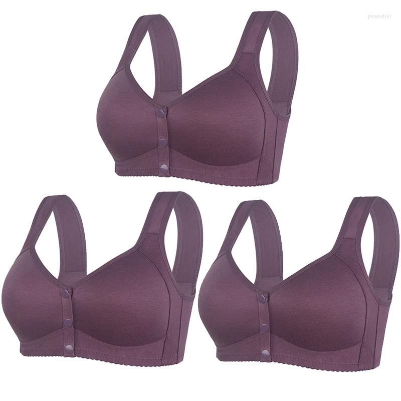 Bras 3Pcs/lot Front Buckle Women's Underwear Bra Soft No Steel Ring Wide Shoulder Vest U-shaped Back Female Lingerie Large Size, 3pcs red
Bras 3Pcs/lot Front Buckle Women's Underwear Bra Soft No Steel Ring Wide Shoulder Vest U-shaped Back Female Lingerie Large Size, 3pcs red