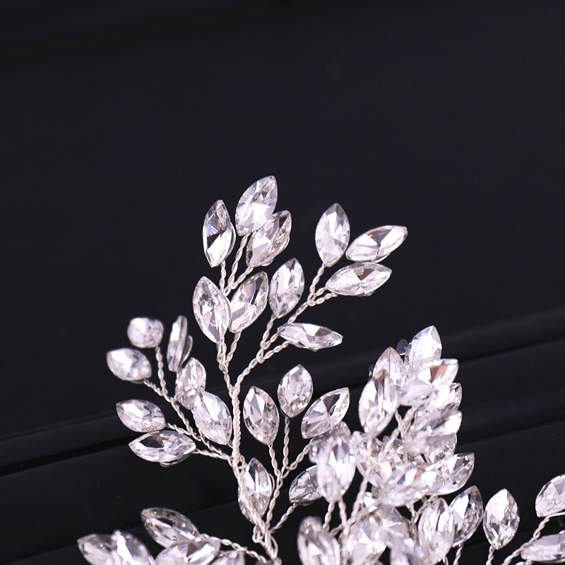 Wedding Hair Jewelry Double Comb Bridal Headband Accessories Crystal band 230508