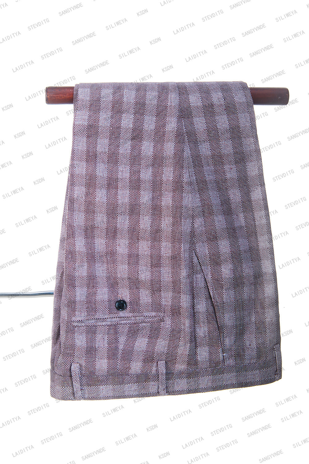 Men's Suits Blazers Men Suit Fashion 2 Pieces Formal Business Blazer Slim Fit Linen Notched Lapel Casual Light Purple Wedding Groom Tuxedo 230509