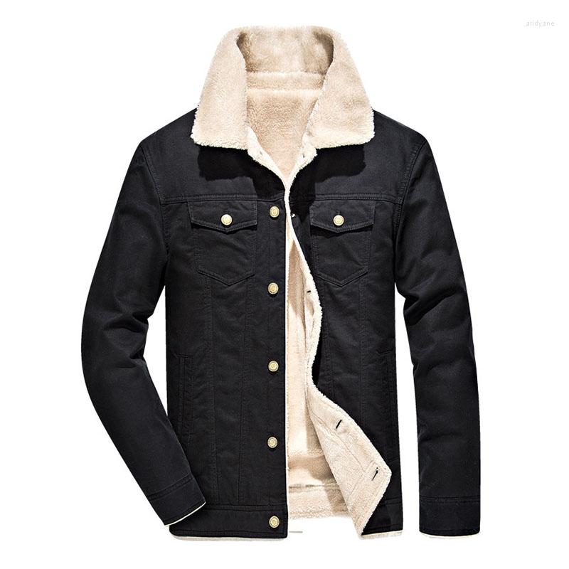 Men's Jackets Mcikkny Men Winter Fleece Lined Warm Thermal Cargo Outwear Coats For Male Windbreak Tops Size -6XL, Black
Men's Jackets Mcikkny Men Winter Fleece Lined Warm Thermal Cargo Outwear Coats For Male Windbreak Tops Size -6XL, Black