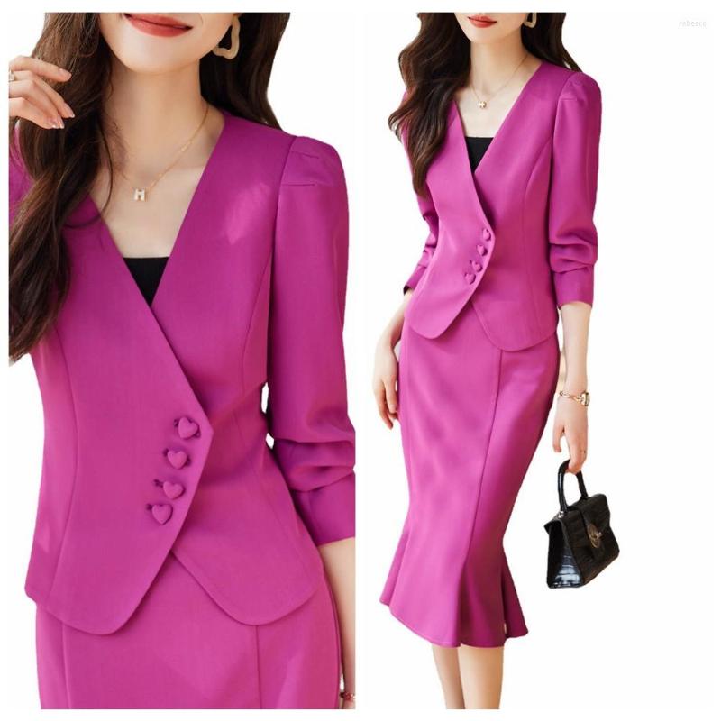 Two Piece Dress High Quality Spring Pencil Skirt Blazer Sets Outfits Female Formal Business Korean Womens Office Ladies Work Jacket 2-piece, Red blazer skirt
Two Piece Dress High Quality Spring Pencil Skirt Blazer Sets Outfits Female Formal Business Korean Womens Office Ladies Work Jacket 2-piece, Red blazer skirt