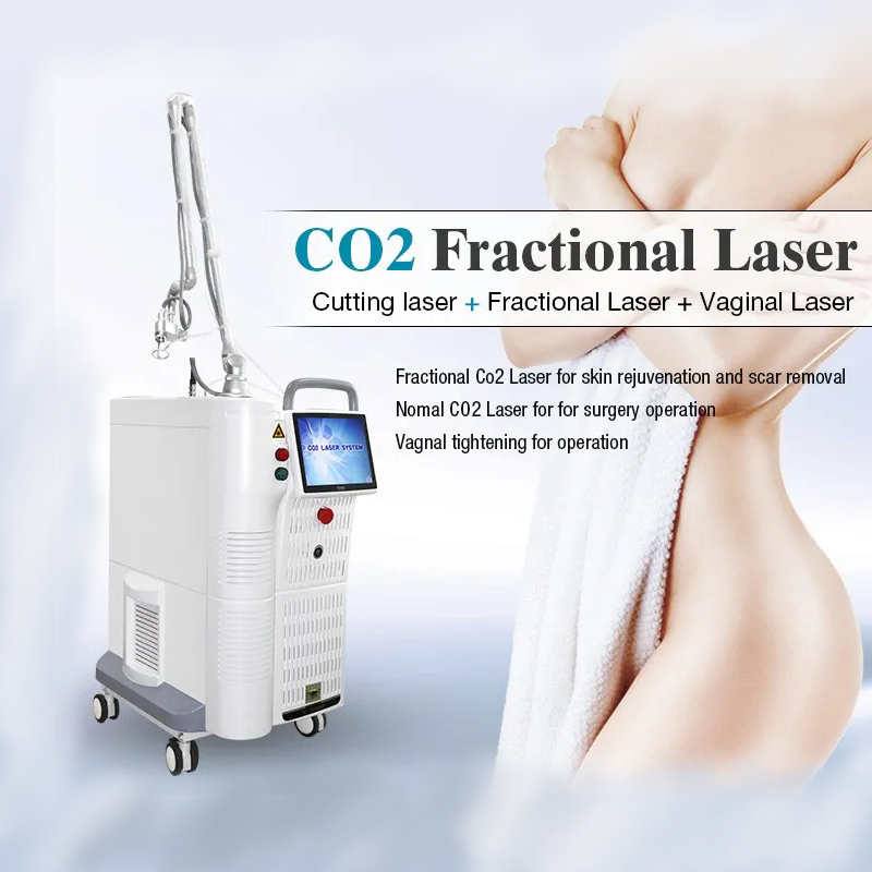 Professional Fractional CO2 Laser Machine Vaginal Tightening Scar Removal Stetch Mark Remover Wrinkle Treatment Skin Resurfacing Beauty Equipment