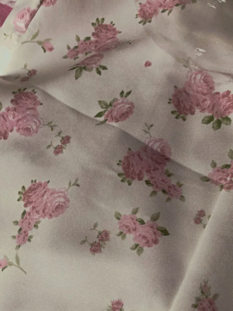 Casual Dresses Short Sleeve Dresses Women Floral Mid-calf Drawstring Lovely Temperament Females Vintage Sweet High Waist Korean 230509