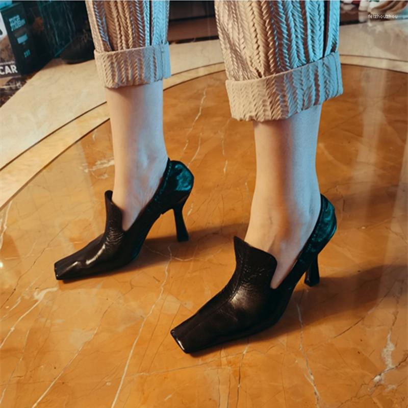 Dress Shoes 2023 Spring Luxry Leather Pumps Women Slip On Square Toe High Heels Mules Sexy Ladies Sapato Feminin, Picture shown
Dress Shoes 2023 Spring Luxry Leather Pumps Women Slip On Square Toe High Heels Mules Sexy Ladies Sapato Feminin, Picture shown