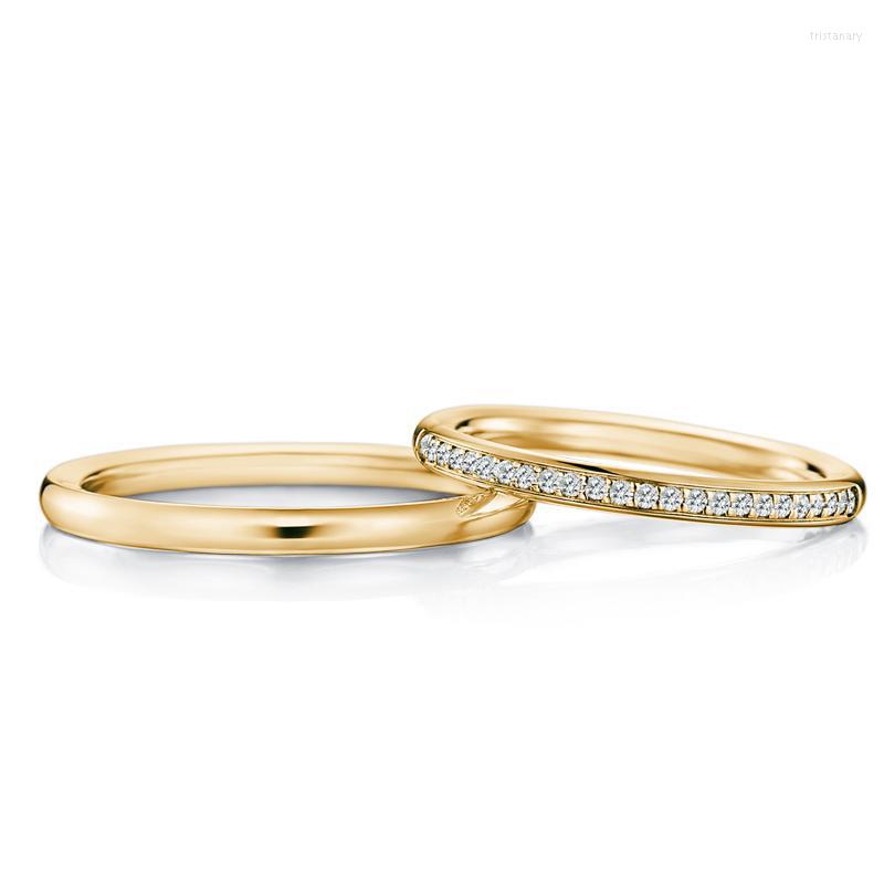 Cluster Rings Classic Eternity Diamond 18K Genuine Real Solid Gold Wedding Proposal Bands For Women Men Lovers Couple Upscale Jewelry
Cluster Rings Classic Eternity Diamond 18K Genuine Real Solid Gold Wedding Proposal Bands For Women Men Lovers Couple Upscale Jewelry