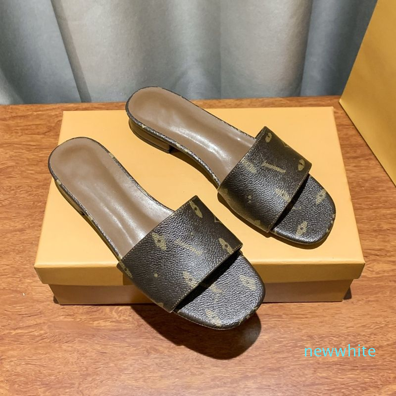 Women Revival Slide Flat Bottom Sandals Designer Brown Black White Leather Slippers 35-40
Women Revival Slide Flat Bottom Sandals Designer Brown Black White Leather Slippers 35-40