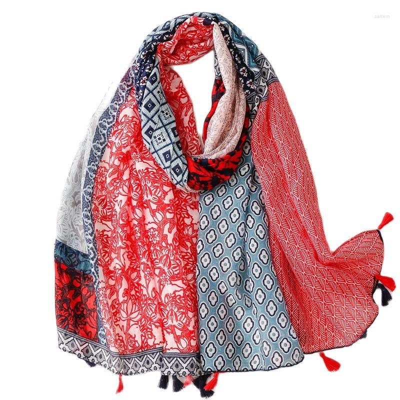 Scarves Bohemian Retro Ethnic Scarf Printed Geometric Leaves Flowers Travel Sunscreen Women
Scarves Bohemian Retro Ethnic Scarf Printed Geometric Leaves Flowers Travel Sunscreen Women