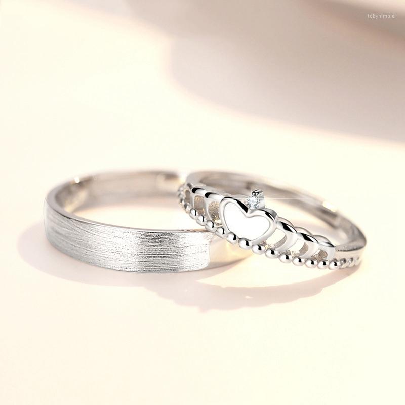 Cluster Rings Fine Jewelry 925 Sterling Silver Crown Classic Couple Ring For Women Men Lovers Valentine's Gifts
Cluster Rings Fine Jewelry 925 Sterling Silver Crown Classic Couple Ring For Women Men Lovers Valentine's Gifts