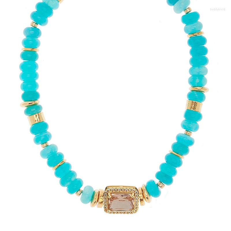 Chains Exclusive Goddess Beaded Necklace Statement Jewelry Light Teal Quartz Center Stone Collar Grazing Dyed Amazonite Christmas Gift
Chains Exclusive Goddess Beaded Necklace Statement Jewelry Light Teal Quartz Center Stone Collar Grazing Dyed Amazonite Christmas Gift