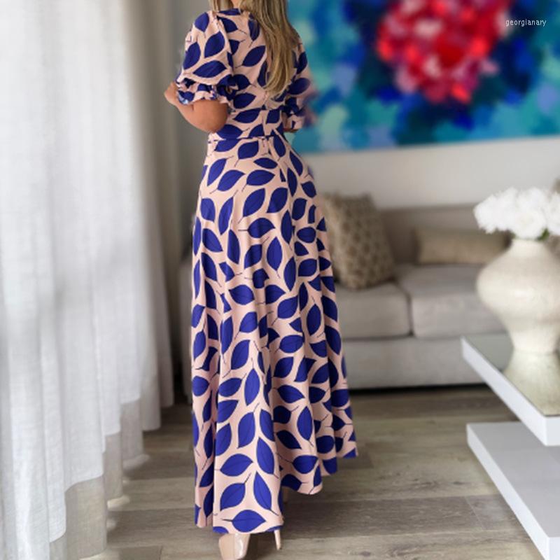 Casual Dresses Wepbel High Waist Big Swing Dress V-neck Bohe Women Half Sleeve Elegant Full Length Summer
Casual Dresses Wepbel High Waist Big Swing Dress V-neck Bohe Women Half Sleeve Elegant Full Length Summer