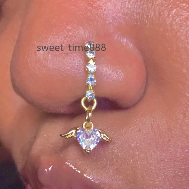 Gold Plated African designer nose cuff wholesale Nose piercing clip Dangling pendant fake nose ring for women
Gold Plated African designer nose cuff wholesale Nose piercing clip Dangling pendant fake nose ring for women