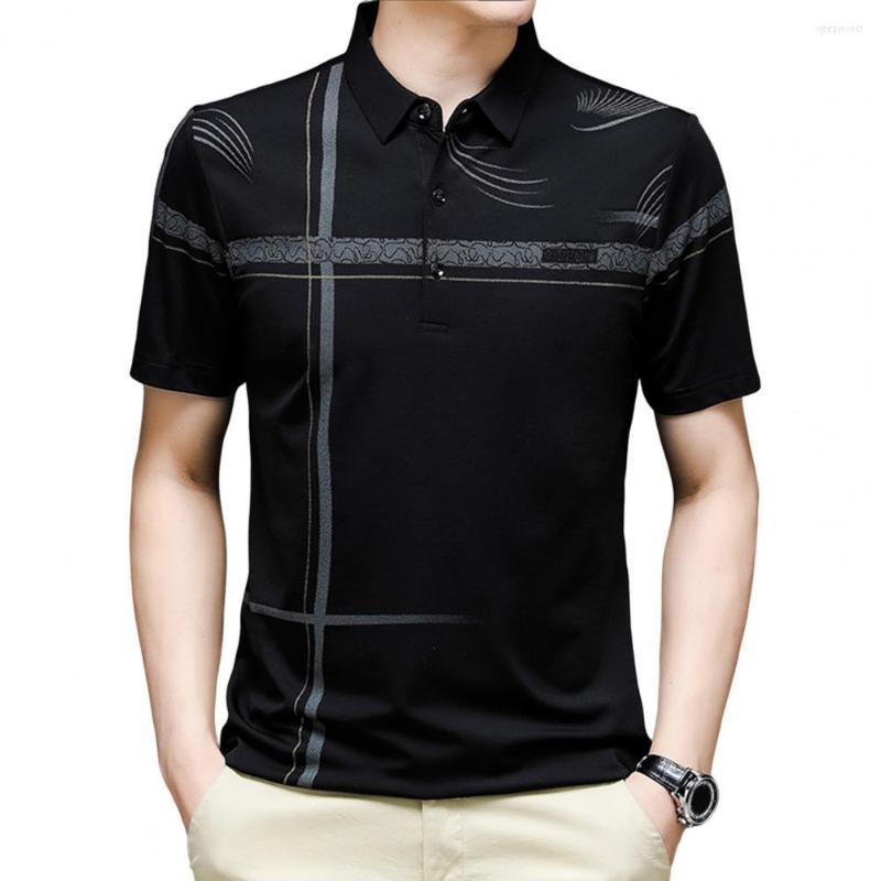 Men's Casual Shirts Chic Men T-shirt Short Sleeve Dress-up Comfortable Summer Slim Fit Thin, Black
Men's Casual Shirts Chic Men T-shirt Short Sleeve Dress-up Comfortable Summer Slim Fit Thin, Black