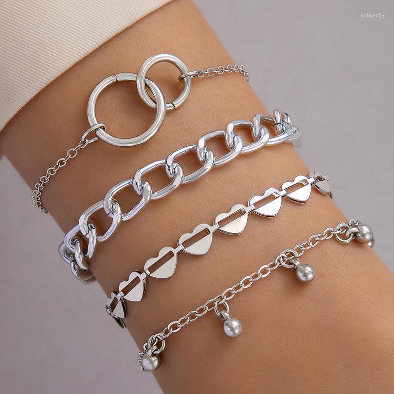 Anklets Punk Style Hollowed Out Love Combination Four Layer Bracelet Water Drop Tassel Multi-layer Set
Anklets Punk Style Hollowed Out Love Combination Four Layer Bracelet Water Drop Tassel Multi-layer Set