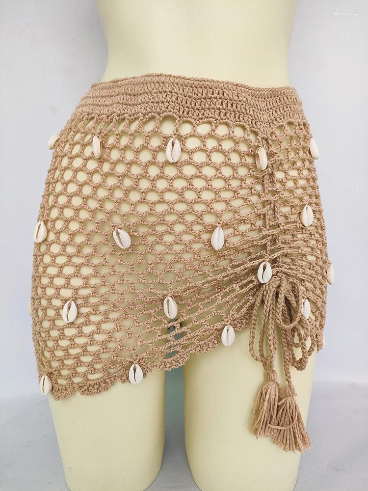 Women's Swimwear Women Beach Wear Swimsuit Cover-Ups Boho Summer See-Through Hollow Out Bandage High Waist Short Skirt Crochet Knit Skirts, Khaki
Women's Swimwear Women Beach Wear Swimsuit Cover-Ups Boho Summer See-Through Hollow Out Bandage High Waist Short Skirt Crochet Knit Skirts, Khaki