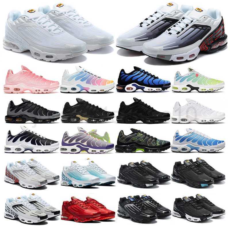Tn Plus 3 Running Shoes Women Triple White Black Red Laser Blue Oreo Plus Tennis Breathable Mens Trainers outdoor Sports Sneakers Size 36-46 2.5, Sku_9 40-46
Tn Plus 3 Running Shoes Women Triple White Black Red Laser Blue Oreo Plus Tennis Breathable Mens Trainers outdoor Sports Sneakers Size 36-46 2.5, Sku_9 40-46