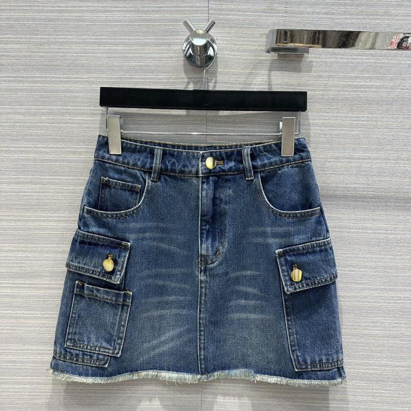 Skirts Functional Wind Pocket Denim Half Skirt! High Waist H Bag Hip Skirt Shape Perfectly Shows The Line, Blue
Skirts Functional Wind Pocket Denim Half Skirt! High Waist H Bag Hip Skirt Shape Perfectly Shows The Line, Blue