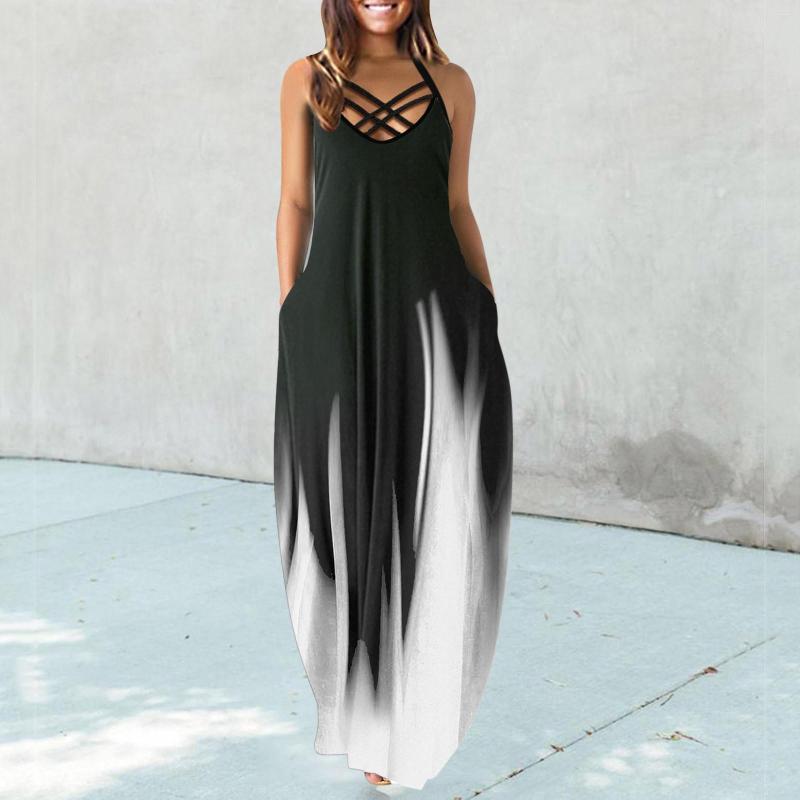Casual Dresses Gradient Oversize Long Dress Women Summer Sleeveless Loose Pockets Party Spaghetti Strap Boho Camisole Maxi, Red 2
Casual Dresses Gradient Oversize Long Dress Women Summer Sleeveless Loose Pockets Party Spaghetti Strap Boho Camisole Maxi, Red 2