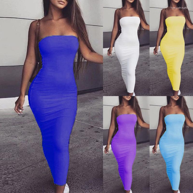 Casual Dresses Sexy Off-Shoulder Tube Skirt Summer Women'S Black And White Basic One-Piece Dress Without Shoulder Band Elastic Bandage
Casual Dresses Sexy Off-Shoulder Tube Skirt Summer Women'S Black And White Basic One-Piece Dress Without Shoulder Band Elastic Bandage