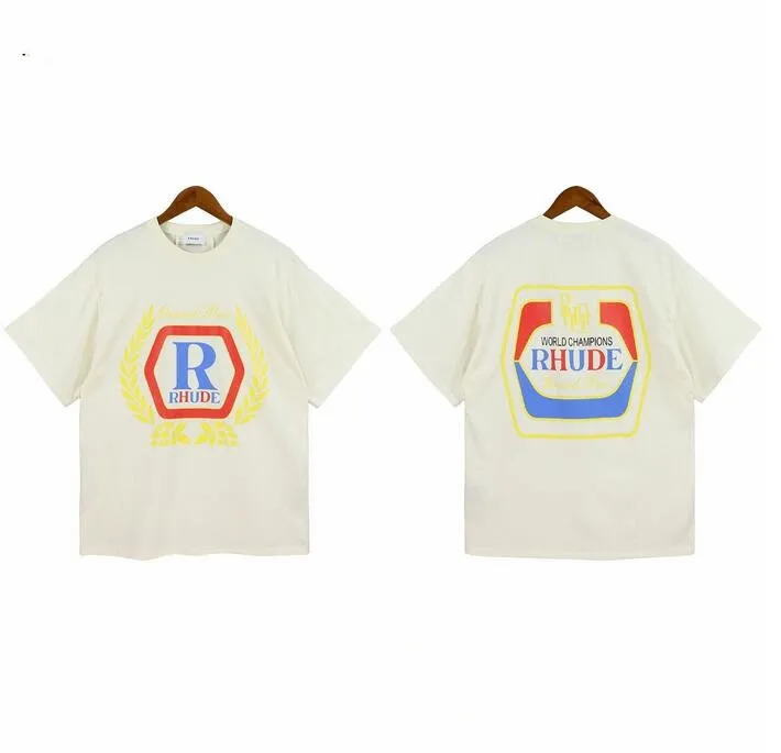 Summer Mens T-Shirts Womens rhudeS Designers For Men tops Letter polos Embroidery tshirts Clothing Short Sleeved tshirt large Tees, Cus12
Summer Mens T-Shirts Womens rhudeS Designers For Men tops Letter polos Embroidery tshirts Clothing Short Sleeved tshirt large Tees, Cus12